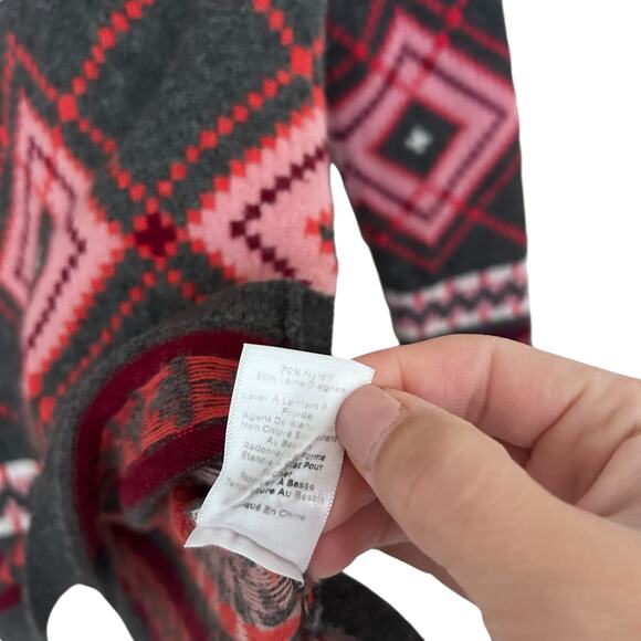 Talbots Wool Blend Fair Isle Sweater Sz SP - Picture 3 of 4